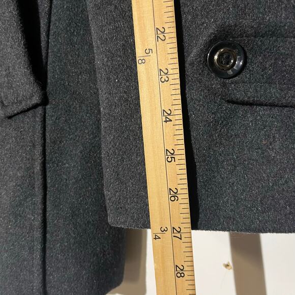 APTRO Gray 100% Wool Outerwear Peacoat Jacket Multi Pocket Men’s Size XXL - Picture 8 of 8